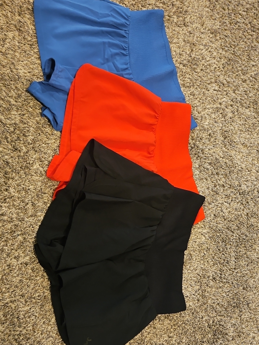 JoyLab Kids Athletic Shorts in Blue, Red & Black